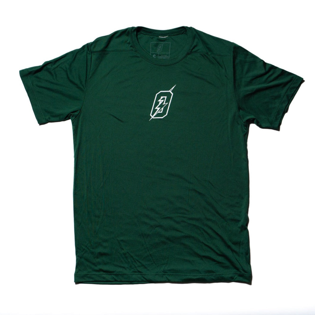 Overrated Performance Tee - Forest Green